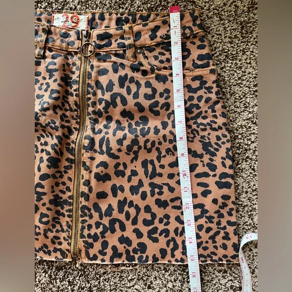 We The Free Leopard Print Skirt - Brown and Black - Picture 6 of 7